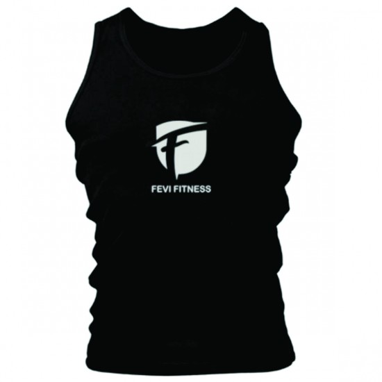 NEW DESIGN ARCH CUT MEN COTTON GYM STRINGER BY FEVI FITNESS