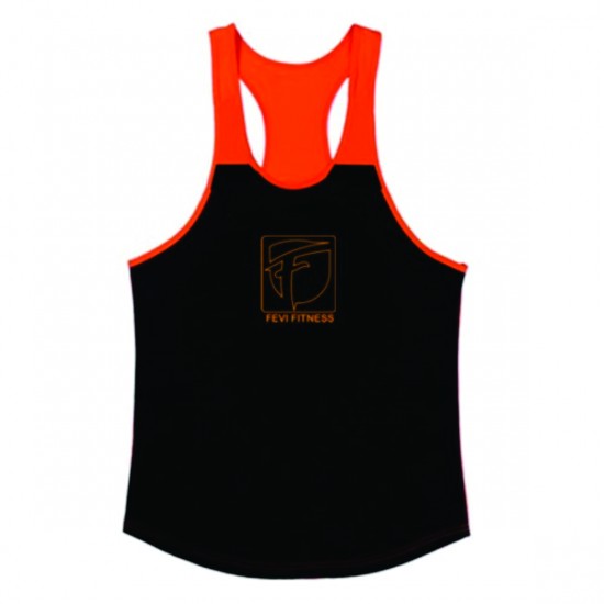 BODYBUILDING 2 TONE STRINGER TANK TOP