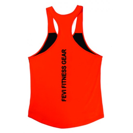 BODYBUILDING 2 TONE STRINGER TANK TOP