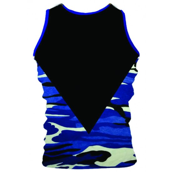 NEW FEVI FITNESS  V CUT CAMOUFLAGE GYM TANK TOP