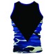 NEW FEVI FITNESS  V CUT CAMOUFLAGE GYM TANK TOP