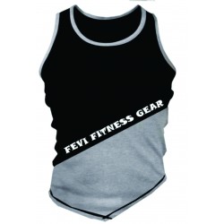 NEW FEVI FITNESS DESIGN CROSS CUT STRINGER/ TANK TOP