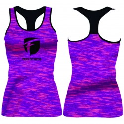 WOMEN TRI BLEND GYM TANK TOP