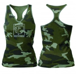 FULL SUBLIMATION CAMO PRINT WOMEN FITNESS TANK TOP