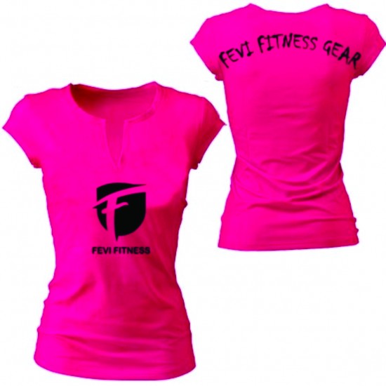 LADIES PINK SPANDEX LYCRA T SHIRTS/ LADIES GYM WEAR