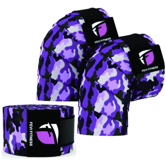 CAMOUFLAGE WEIGHTLIFTING KNEE WRAPS