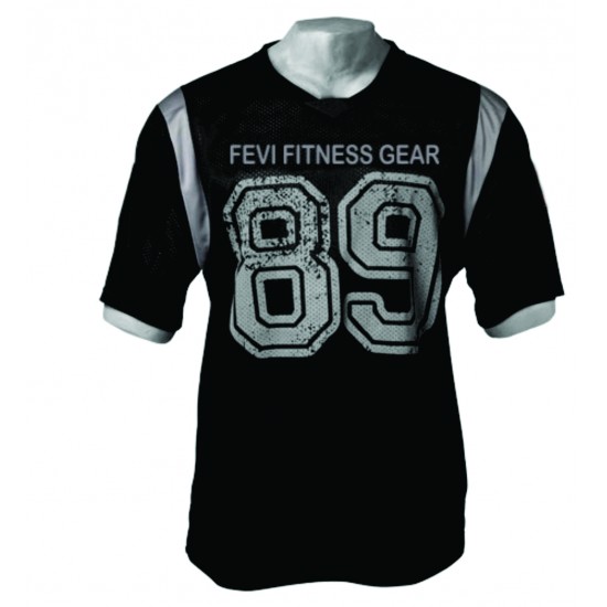 MEN GYM FOOTBALL POLY MESH SHIRT