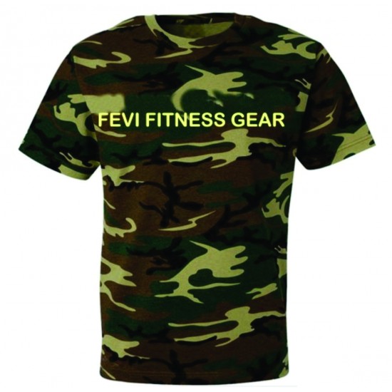 100 COTTON CAMO PRINT T SHIRTS