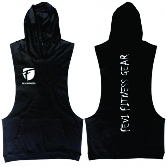 MEN RACERBACK HOODIE / WORKOUT STRINGER HOODIE