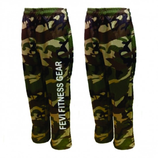 FULL SUBLIMATION CAMO MESH GYM PANT