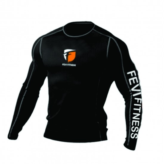 85%POLYESTER 15%SPANDEX MENS FITNESS SHIRTS/ MEN COMPRESSION LONG SLEEVE SHIRTS