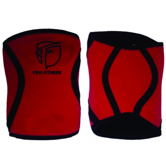 RED NEOPRENE KNEE / ELBOW SLEEVES