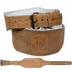 WEIGHT LIFTING 6" LEATHER BELT