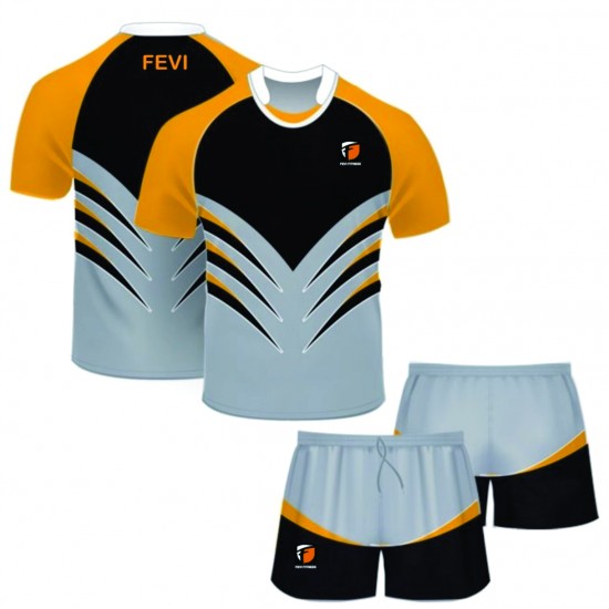 CUSTOMIZED SUBLIMATED RUGBY JERSEYS, RUGBY SHORTS