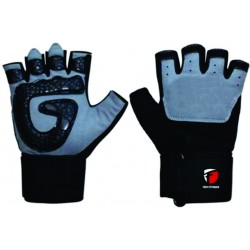 WEIGHT LIFTING GYM TRAINING LEATHER GLOVES