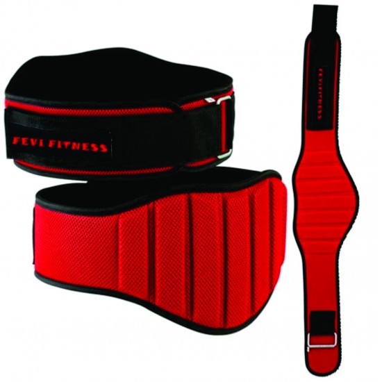 WEIGHT LIFTING TRAINING BELT RED