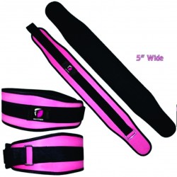 WOMEN'S PINK WEIGHT LIFTING BELT