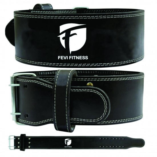 LEATHER POWERLIFTING FITNESS GYM BELT